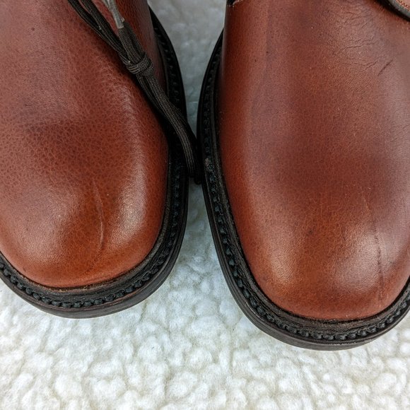 NWOT  Brown men\'s derby lace-up shoes main image 8